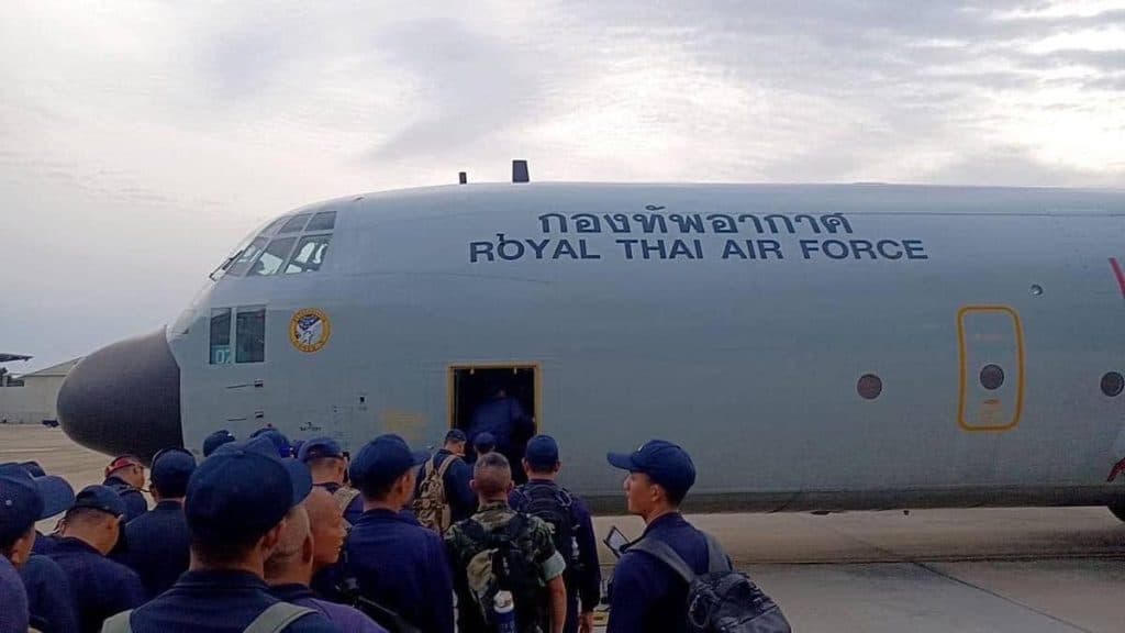 กองทัพอากาศปฏิบัติการช่วยเหลือผู้ประสบภัย