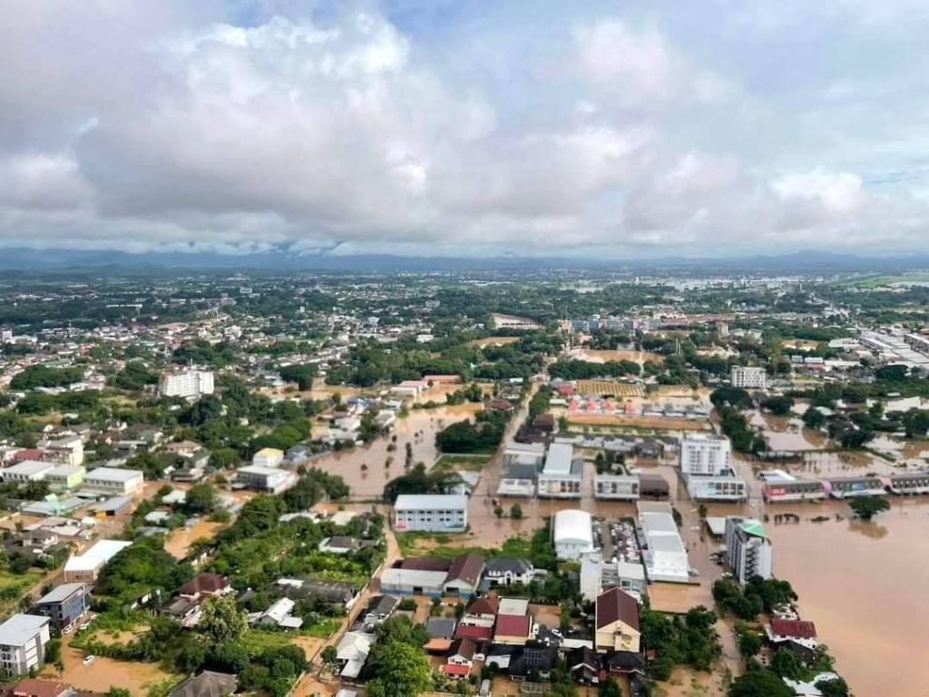 กองทัพอากาศผนึกกำลังช่วยเหลือผู้ประสบภัยน้ำท่วมเชียงรายอย่างเต็มที่