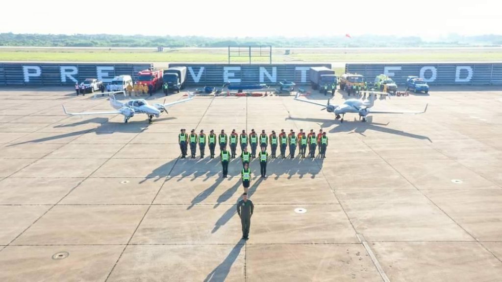 กองทัพอากาศเคียงข้างประชาชน ตรวจความพร้อมศูนย์บรรเทาสาธารณภัย