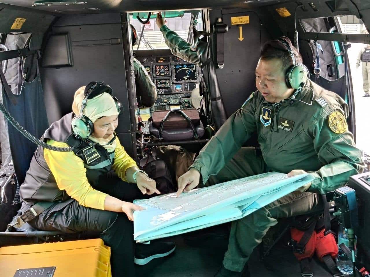 ภารกิจ ตาเหยี่ยว ส่องฟ้า ป้องกันภัยน้ำท่วมปัตตานี