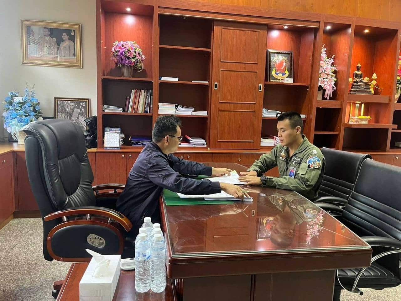 กองทัพอากาศผนึกกำลังแขวงทางหลวงนครราชสีมาที่ ๓ แก้ปัญหาน้ำท่วมทางหลวงหมายเลข ๓๐๔