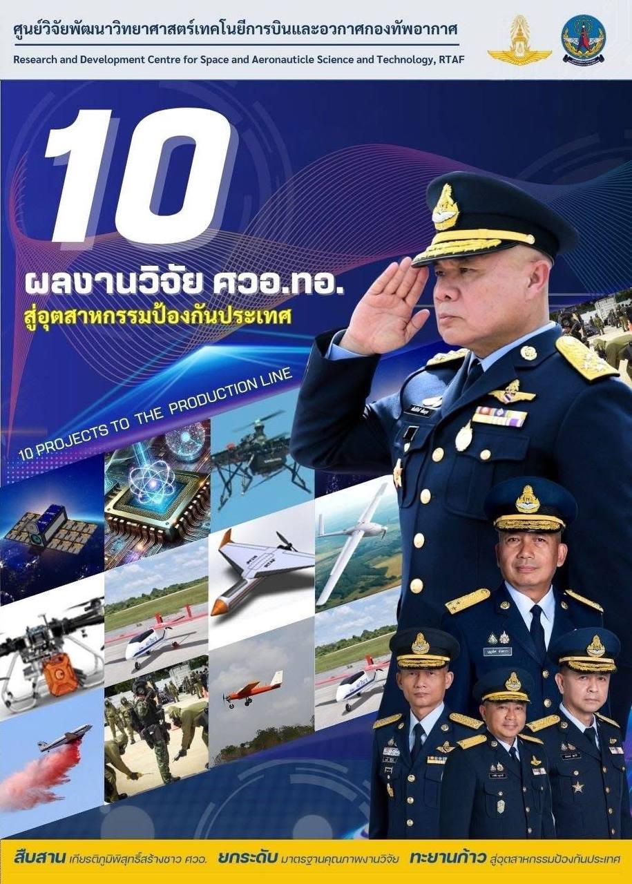 พลิกโฉมกองทัพอากาศไทย ด้วย 10 เทคโนโลยีใหม่