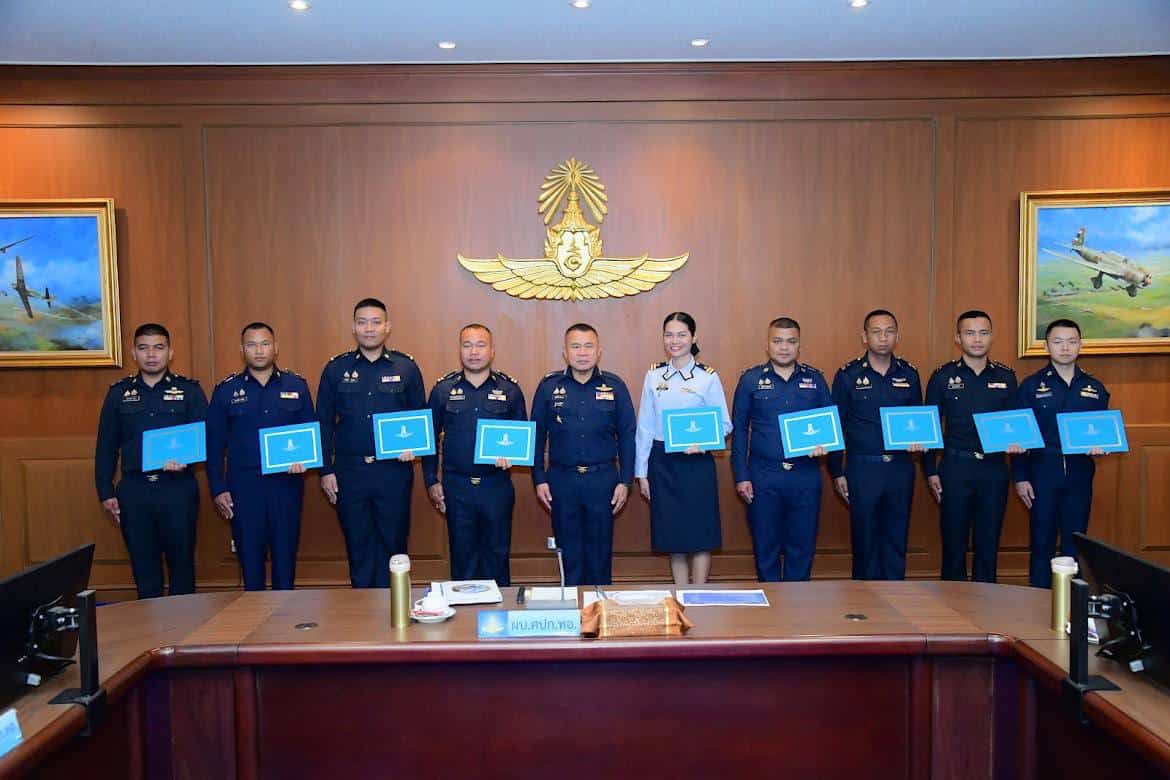 กองทัพอากาศ ยกย่อง กำลังพลผู้เป็นแบบอย่างแห่งการช่วยเหลือ