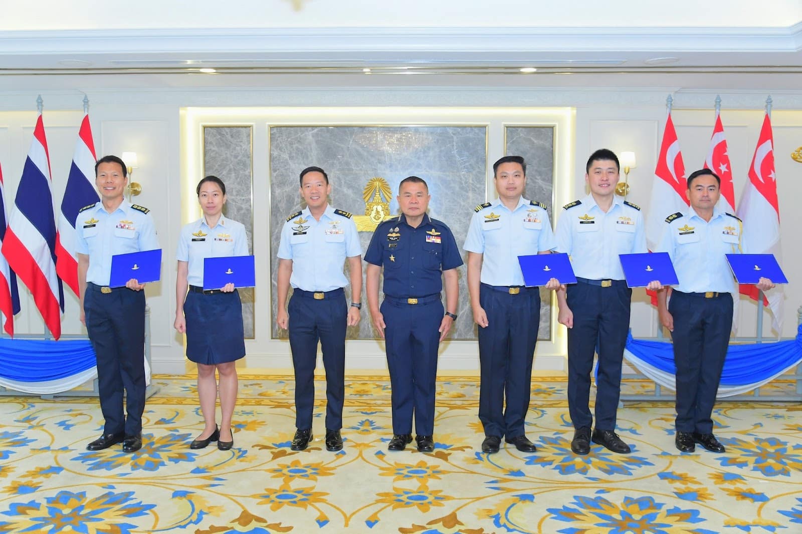 ผู้บัญชาการทหารอากาศไทยขอบคุณสิงคโปร์