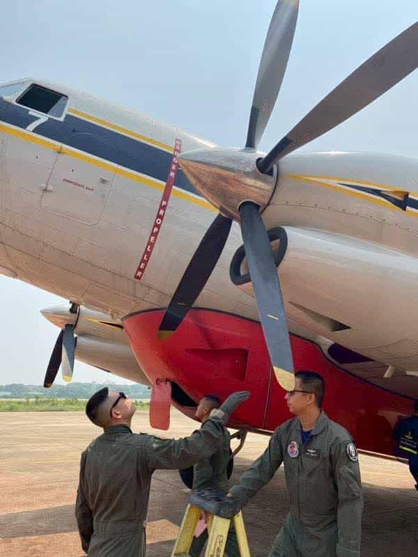 กองทัพอากาศเร่งดับไฟป่า