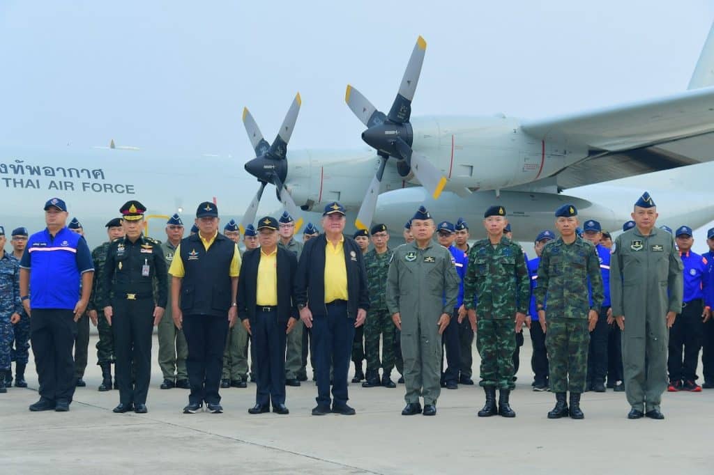 กองทัพอากาศไทยส่งความช่วยเหลือด้านมนุษยธรรม